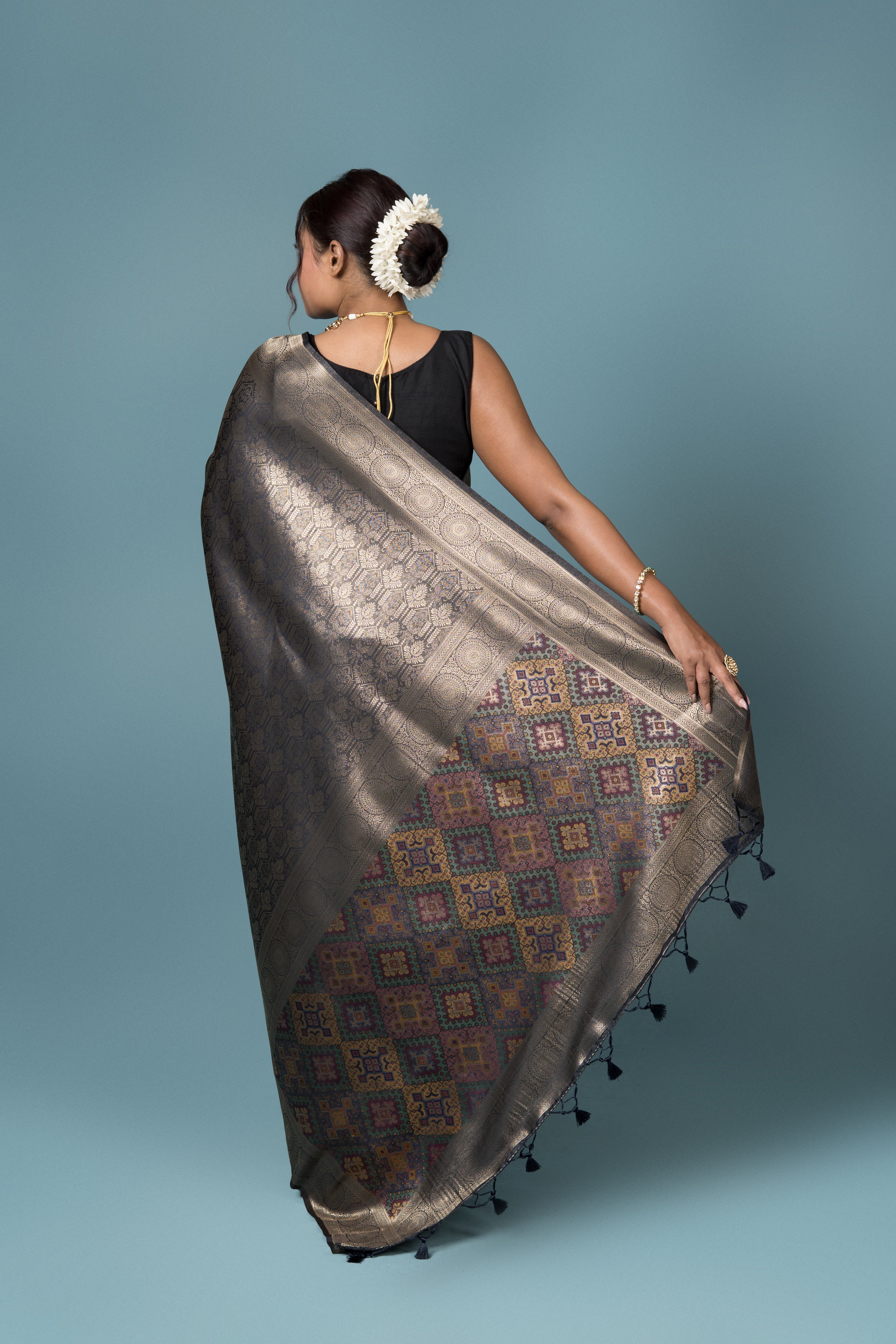 Black Soft Silk Saree