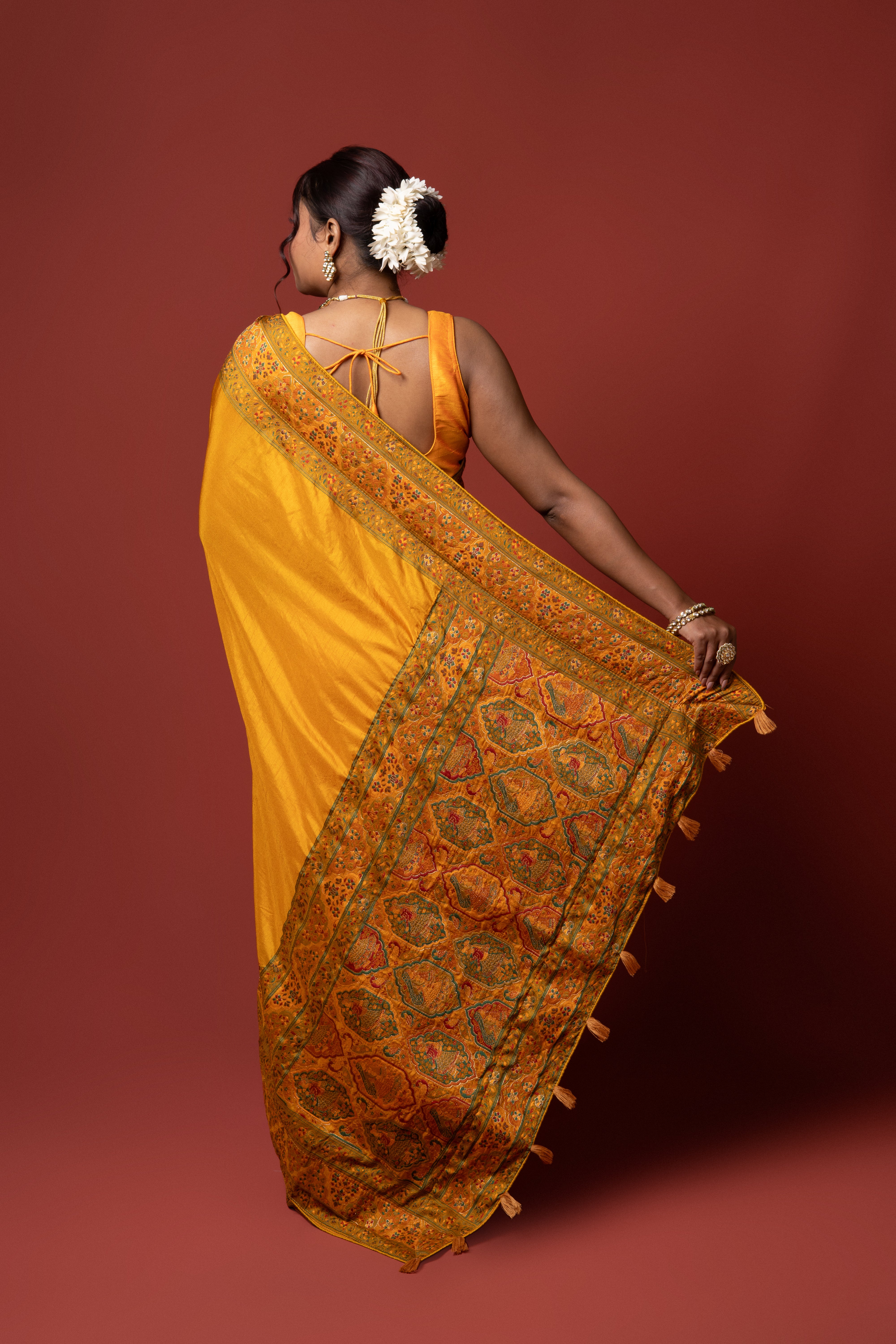 Muster Dola Silk Saree