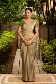 Mehndi Cotton Saree