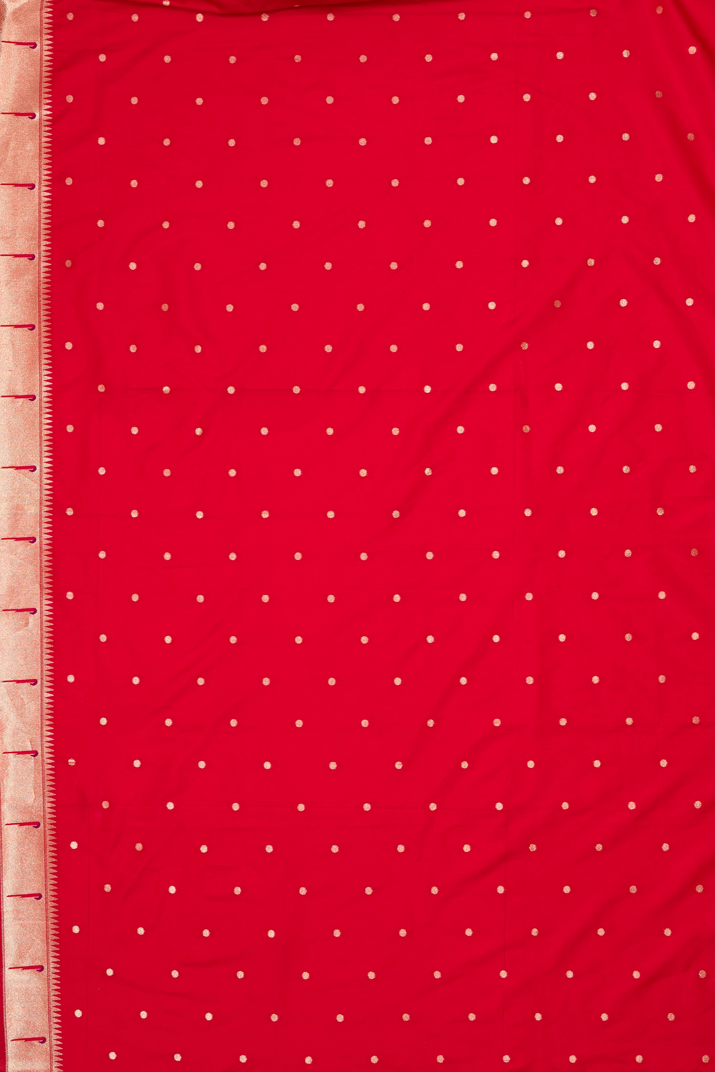 Rani Pink Katan Silk Paithani Saree with Munya Border and Brocade Blouse