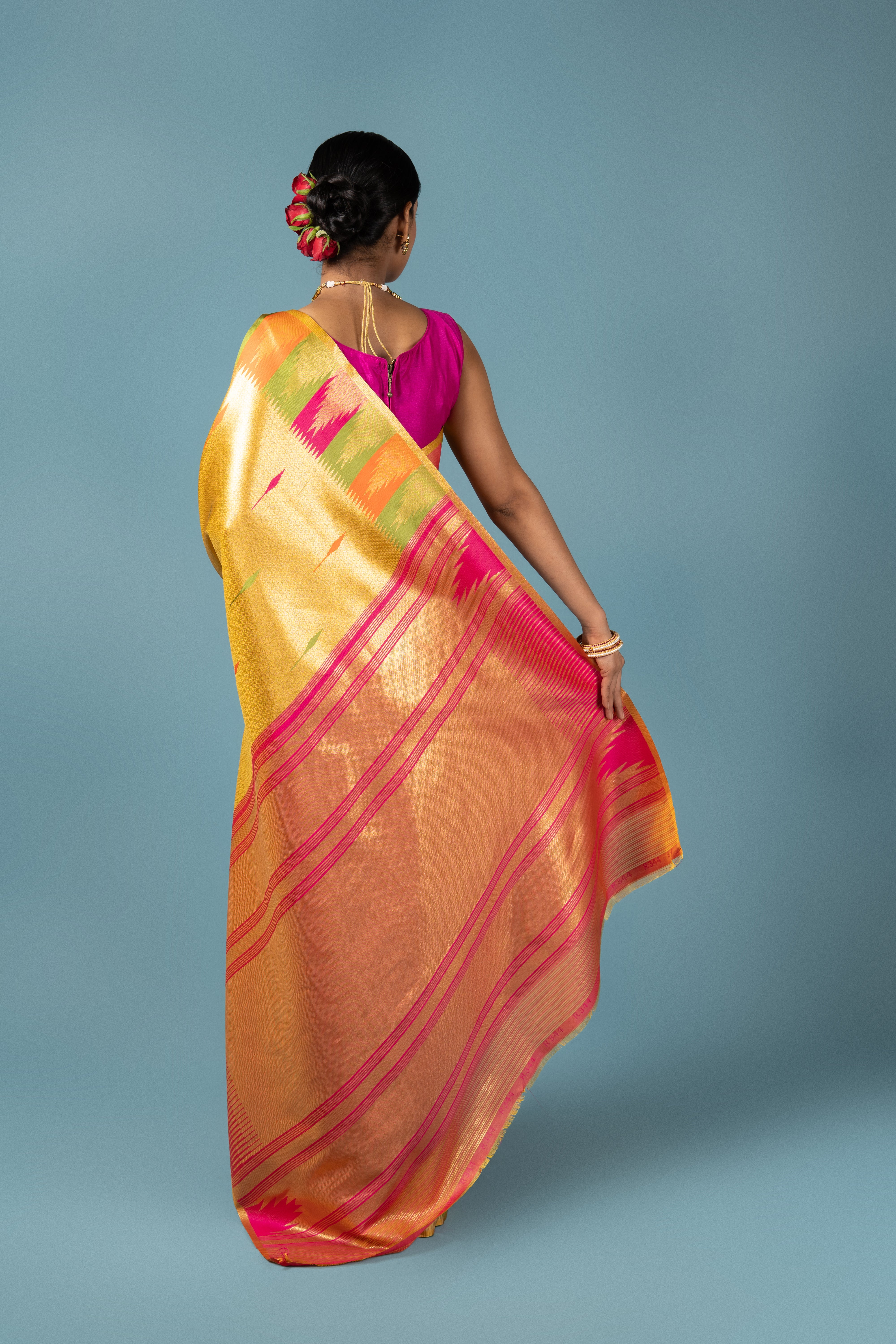 Gold Tissue Silk Saree