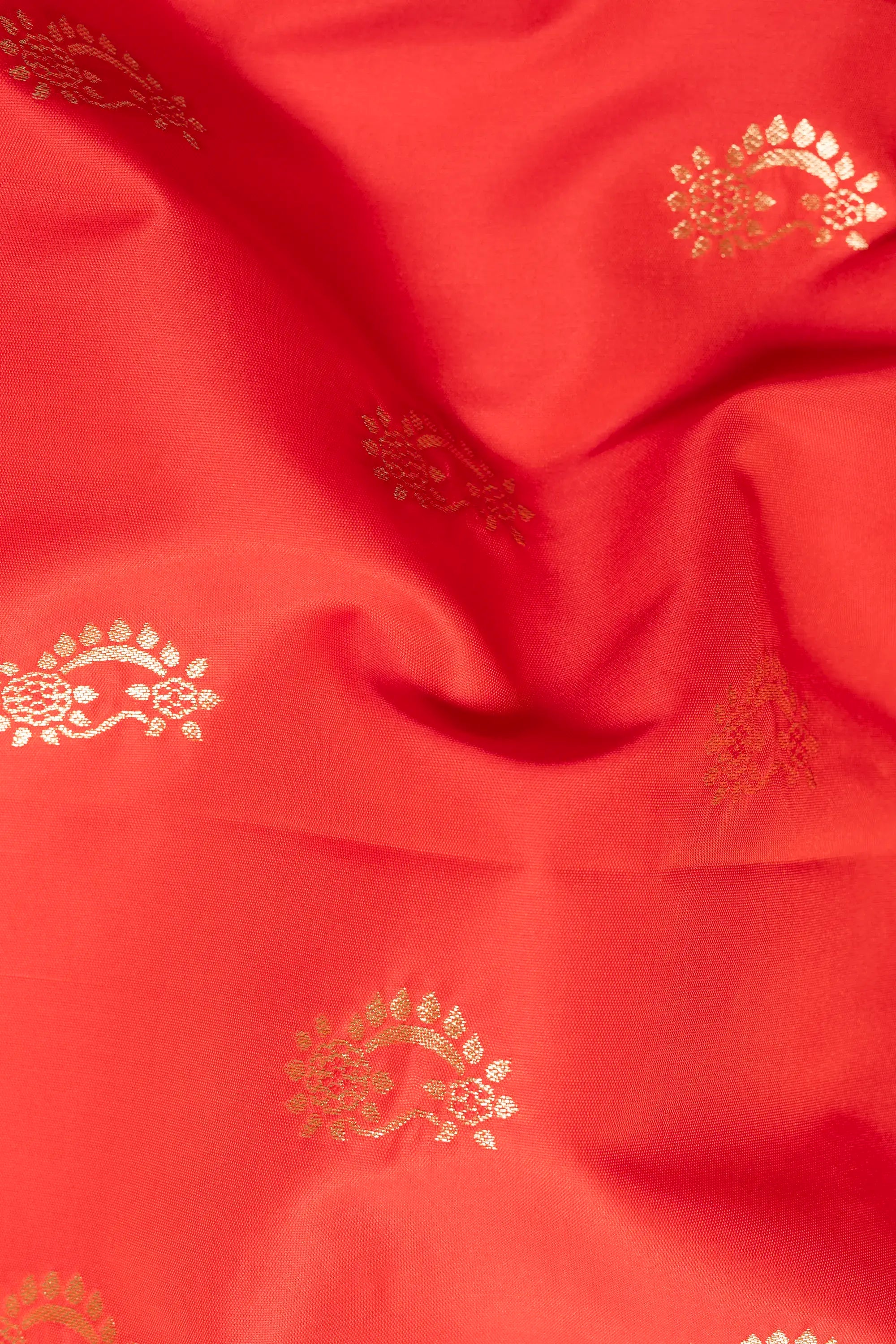 Red Apurva Silk Paithani Saree with Turning Pallu and Nath butti