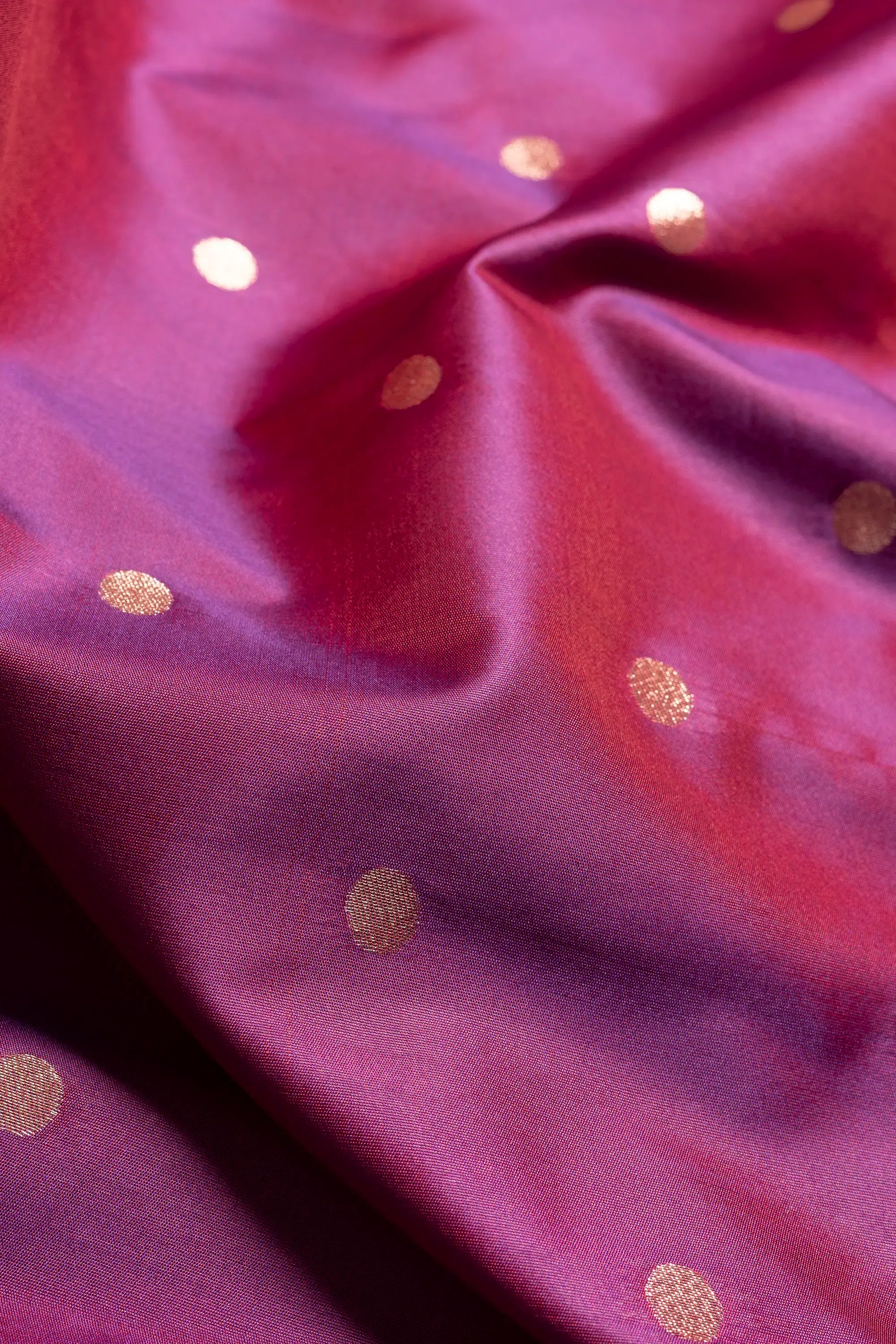 Purple Katan Silk Paithani Saree with Hans Border and Zari Butti