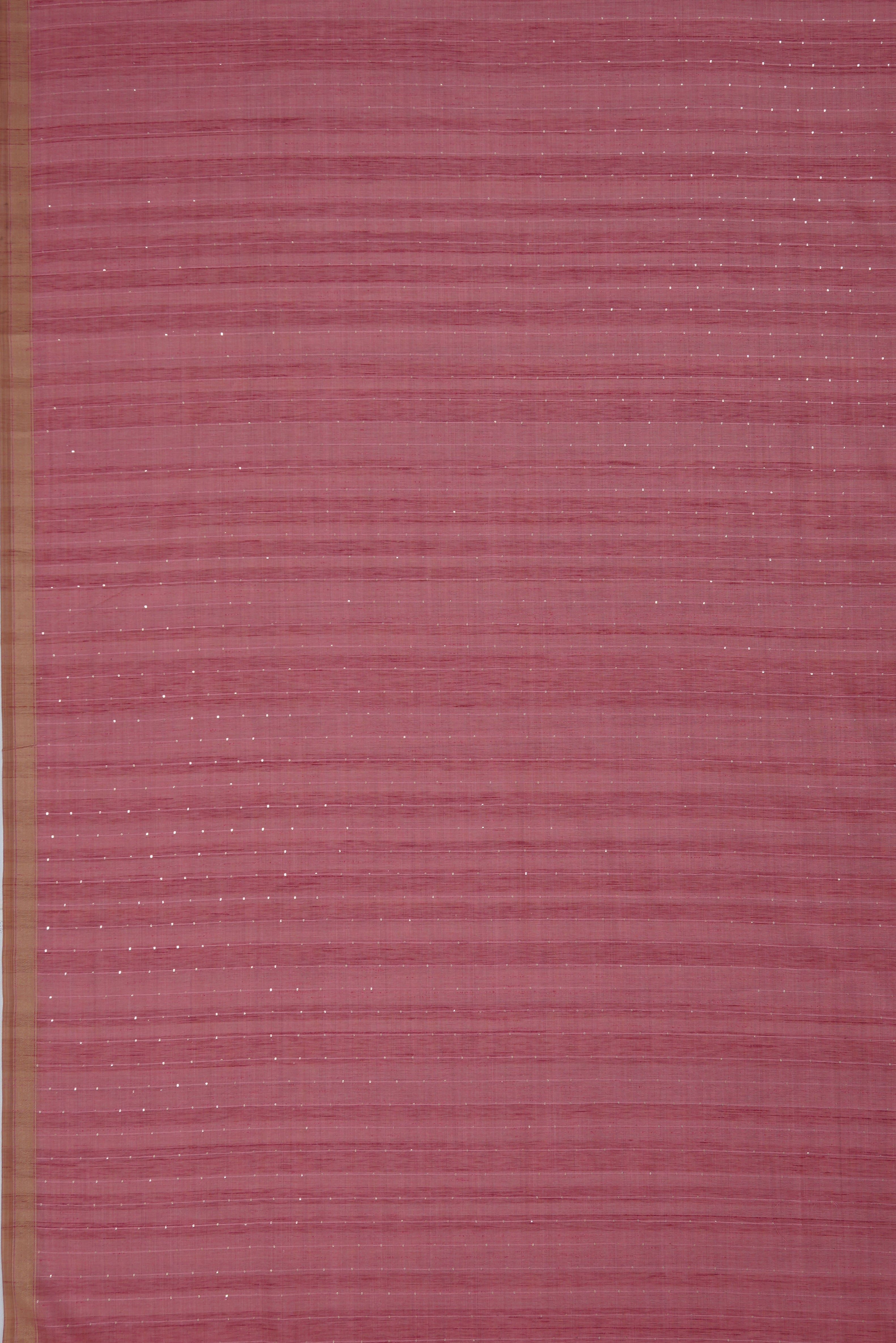 Pastel Pink Cotton Paithani Saree with Sequin Work and Mrig Pallu