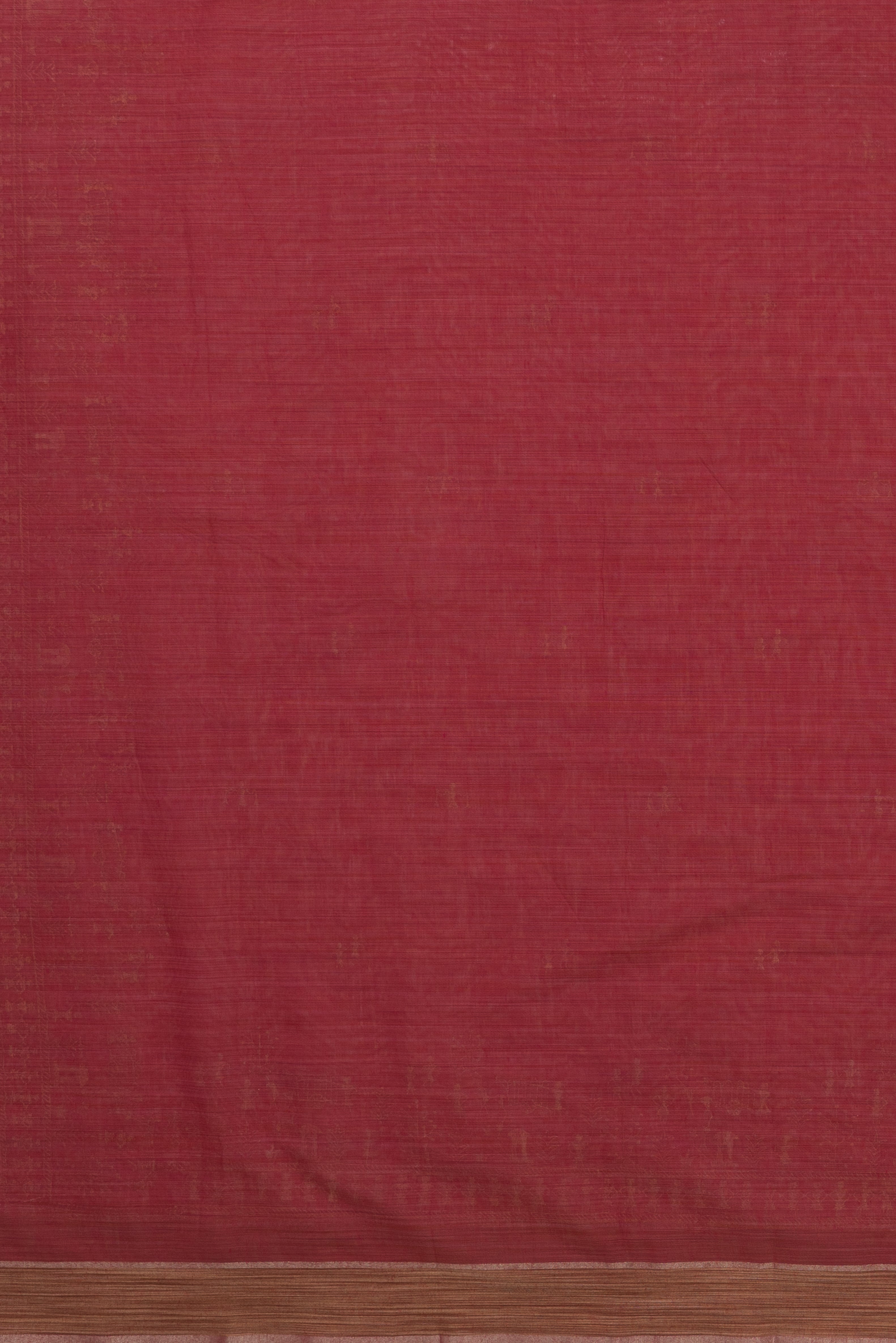 Rose Cotton Saree with Warli Threadwork