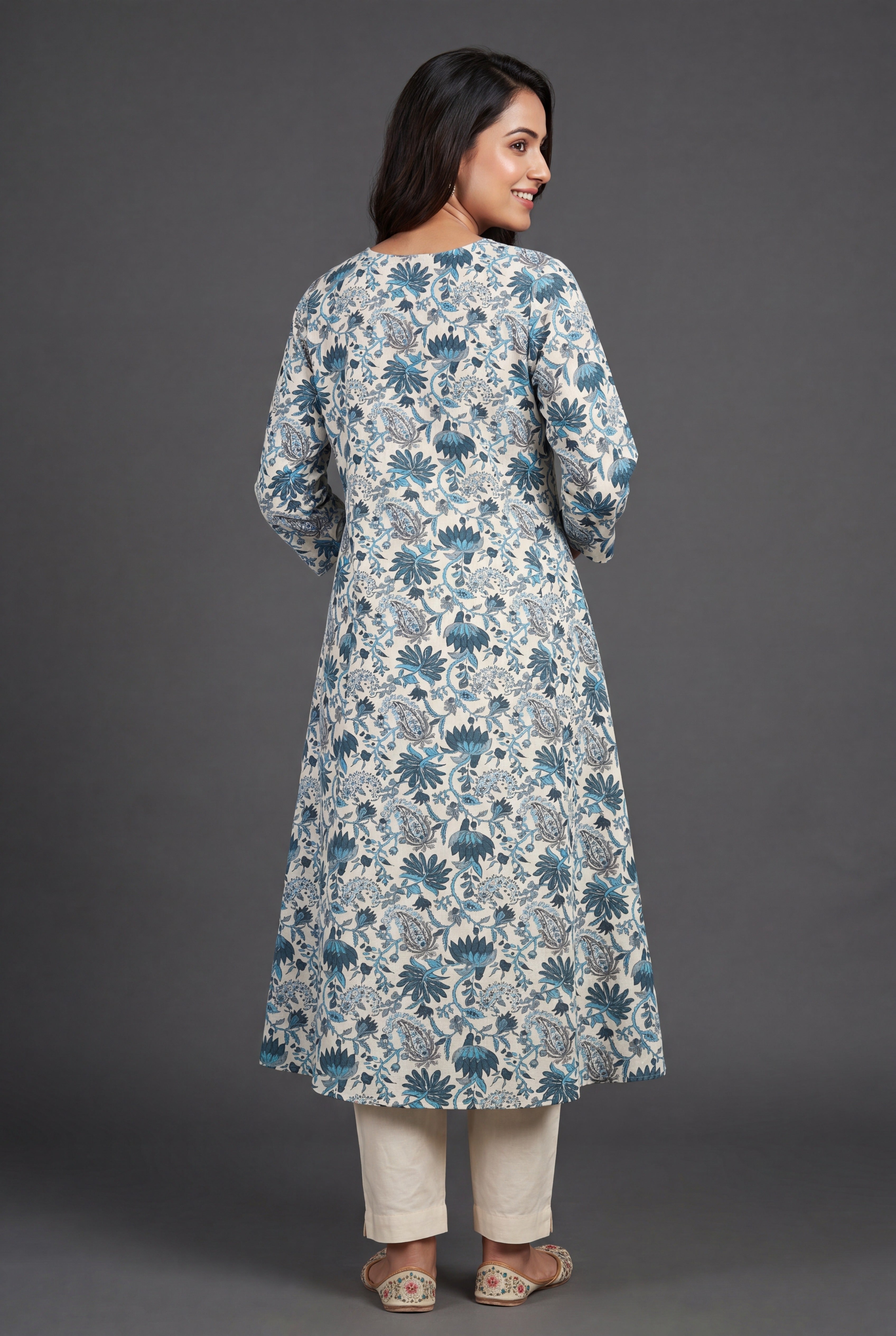 Ivory Indivara Khadi Cotton Kurti
