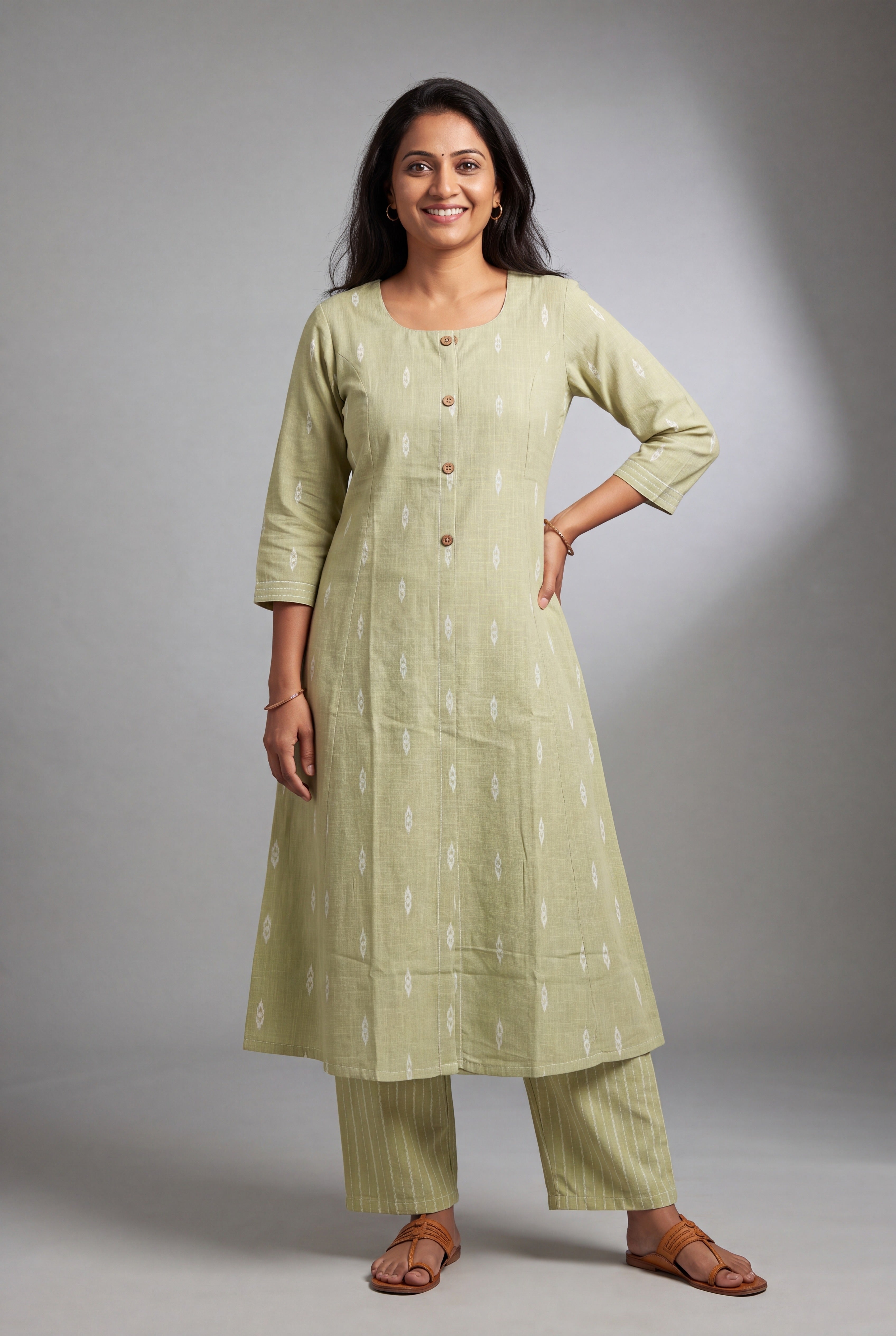 Lime Green Bhāgya Co-ord Set
