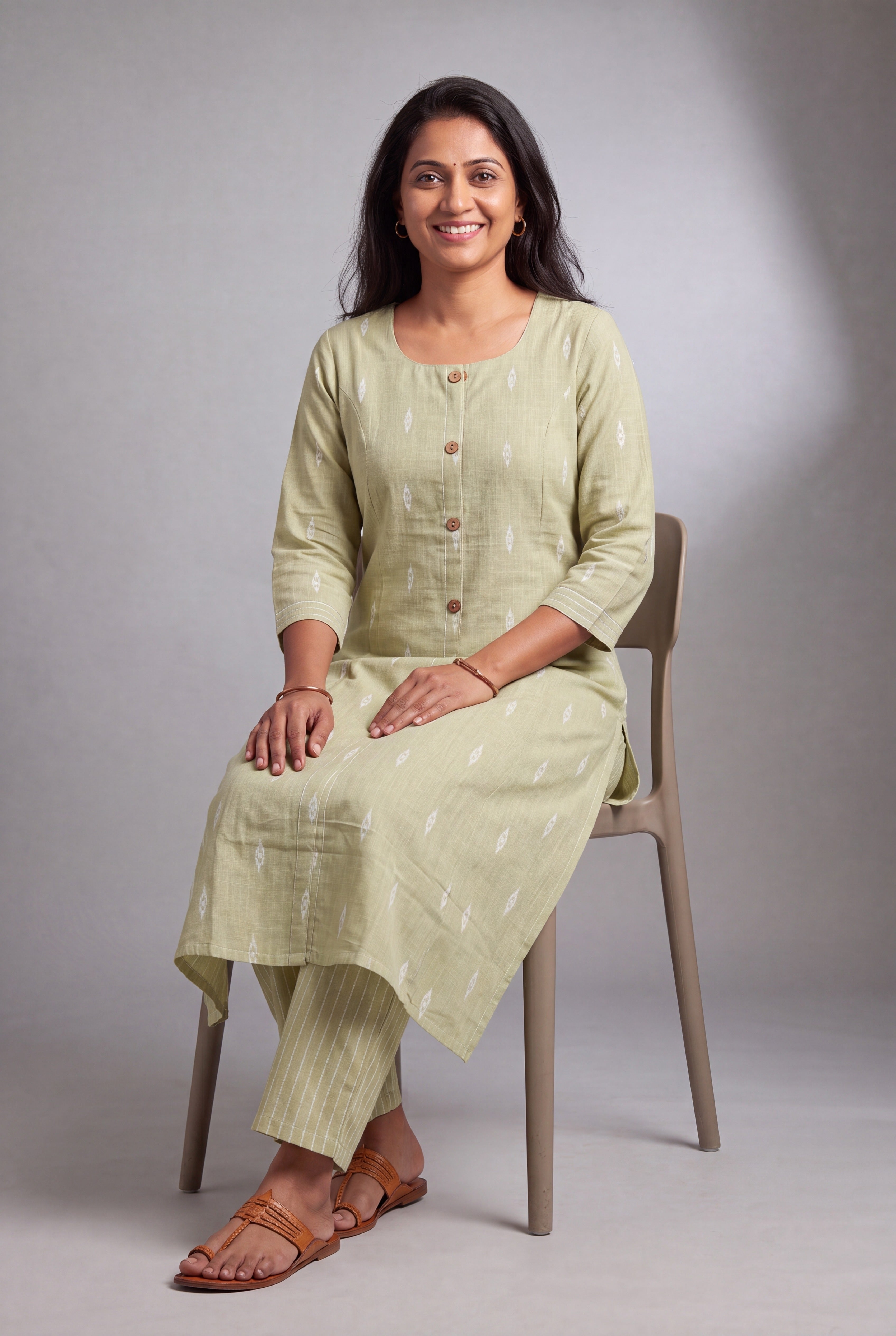 Lime Green Bhāgya Co-ord Set
