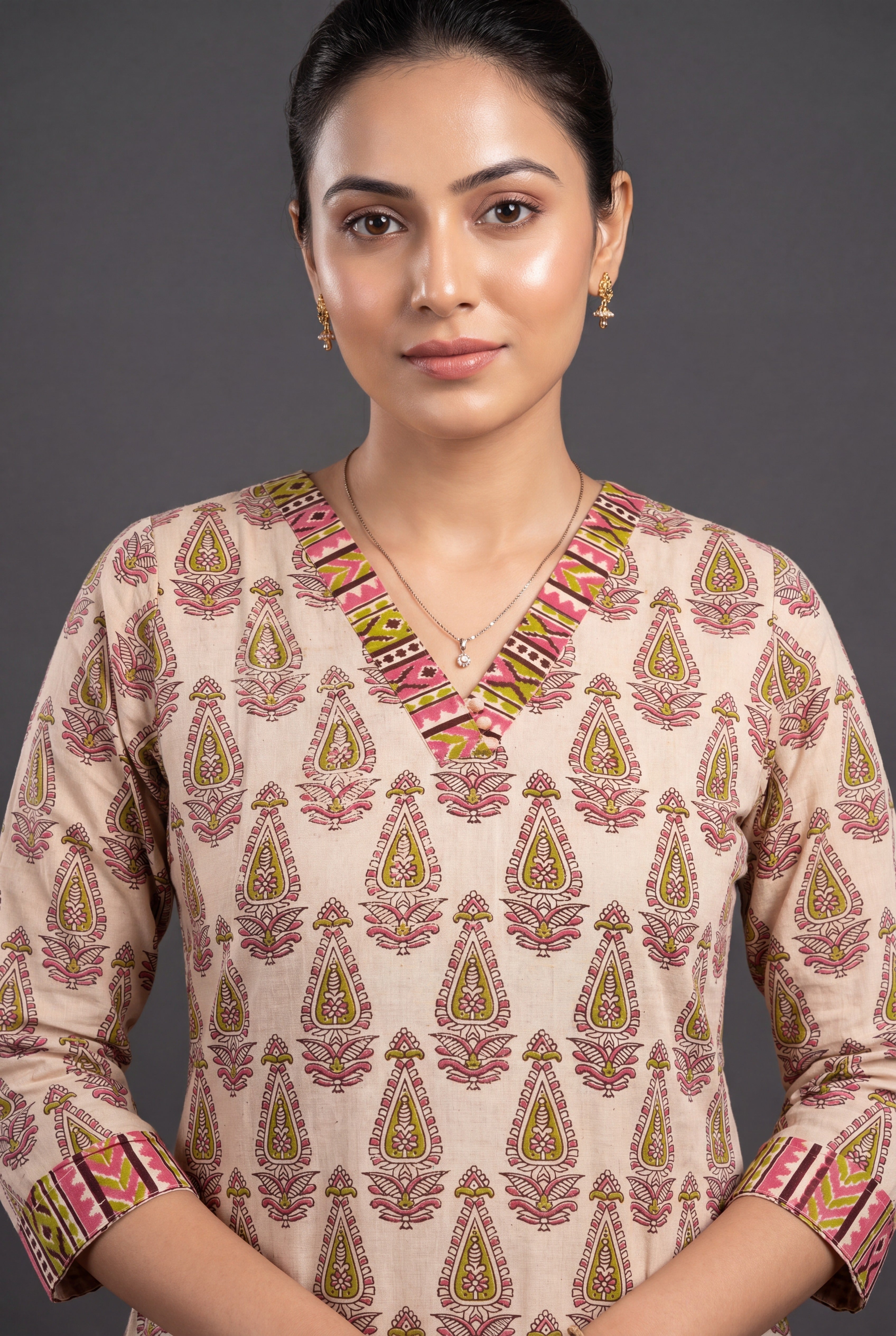 Peach Kalikā Co-ord Set