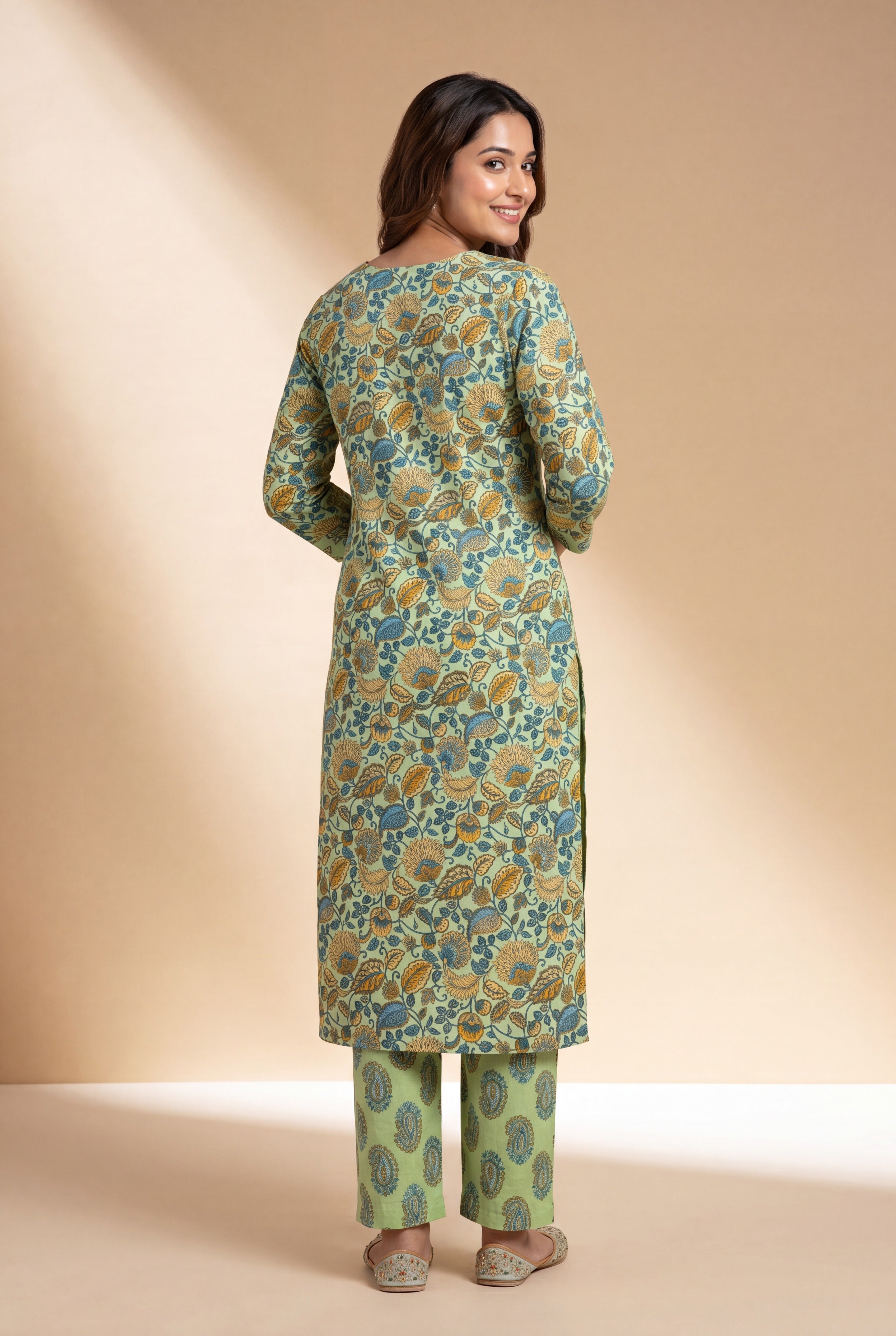 Pista Green Mukulā Co-ord Set