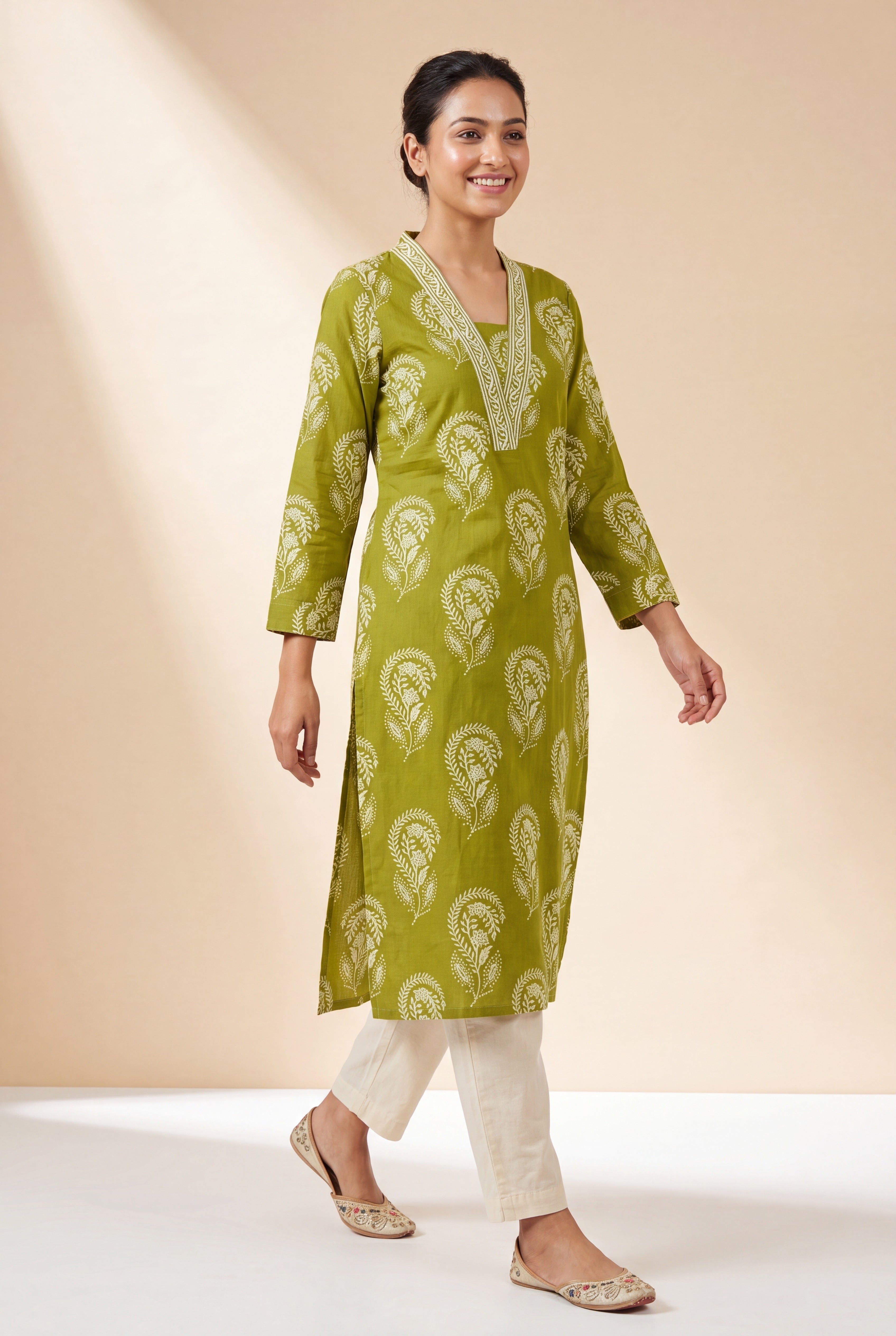 Pistachio Green Kisalaya Kurti