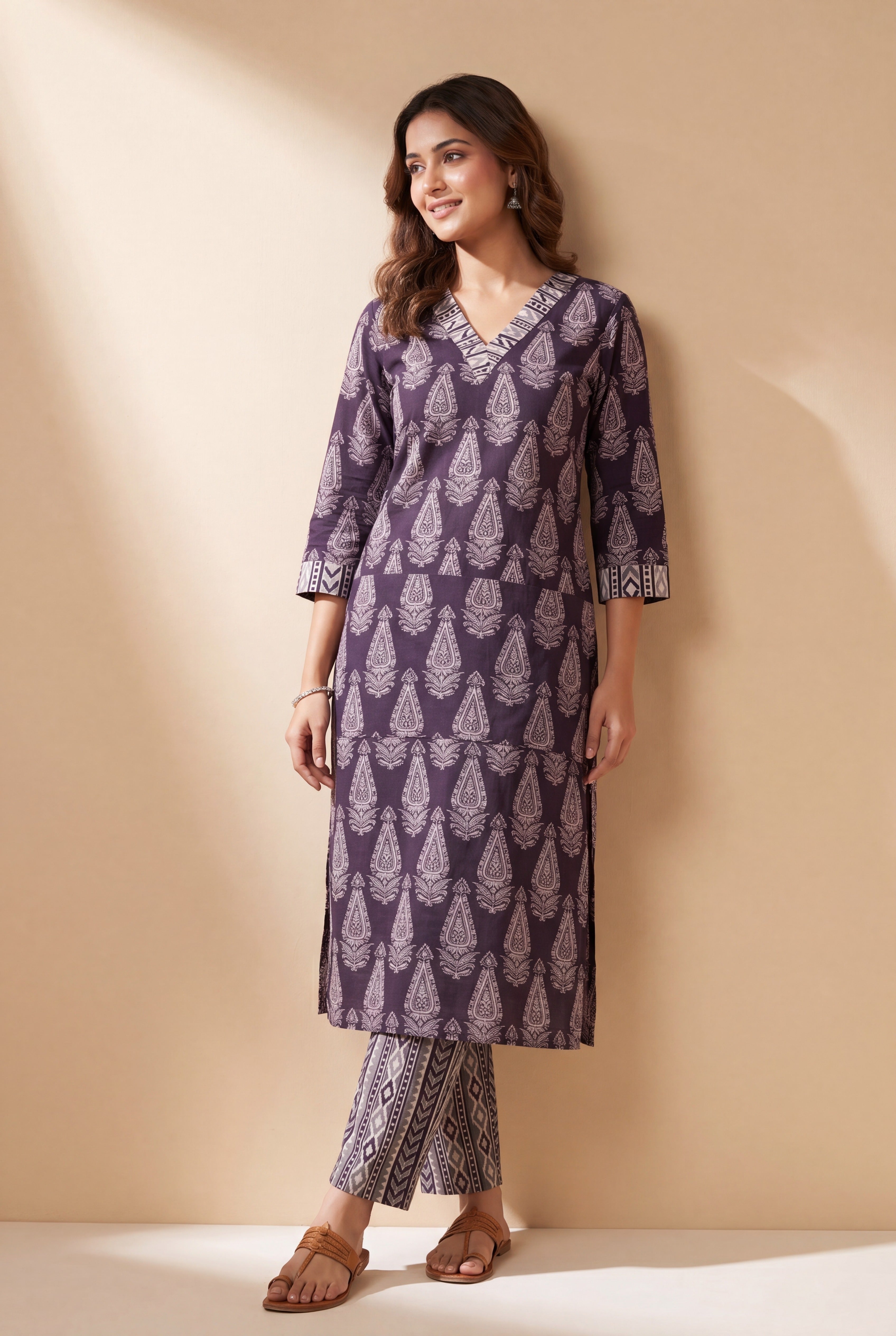 Purple Kalikā Co-ord Set