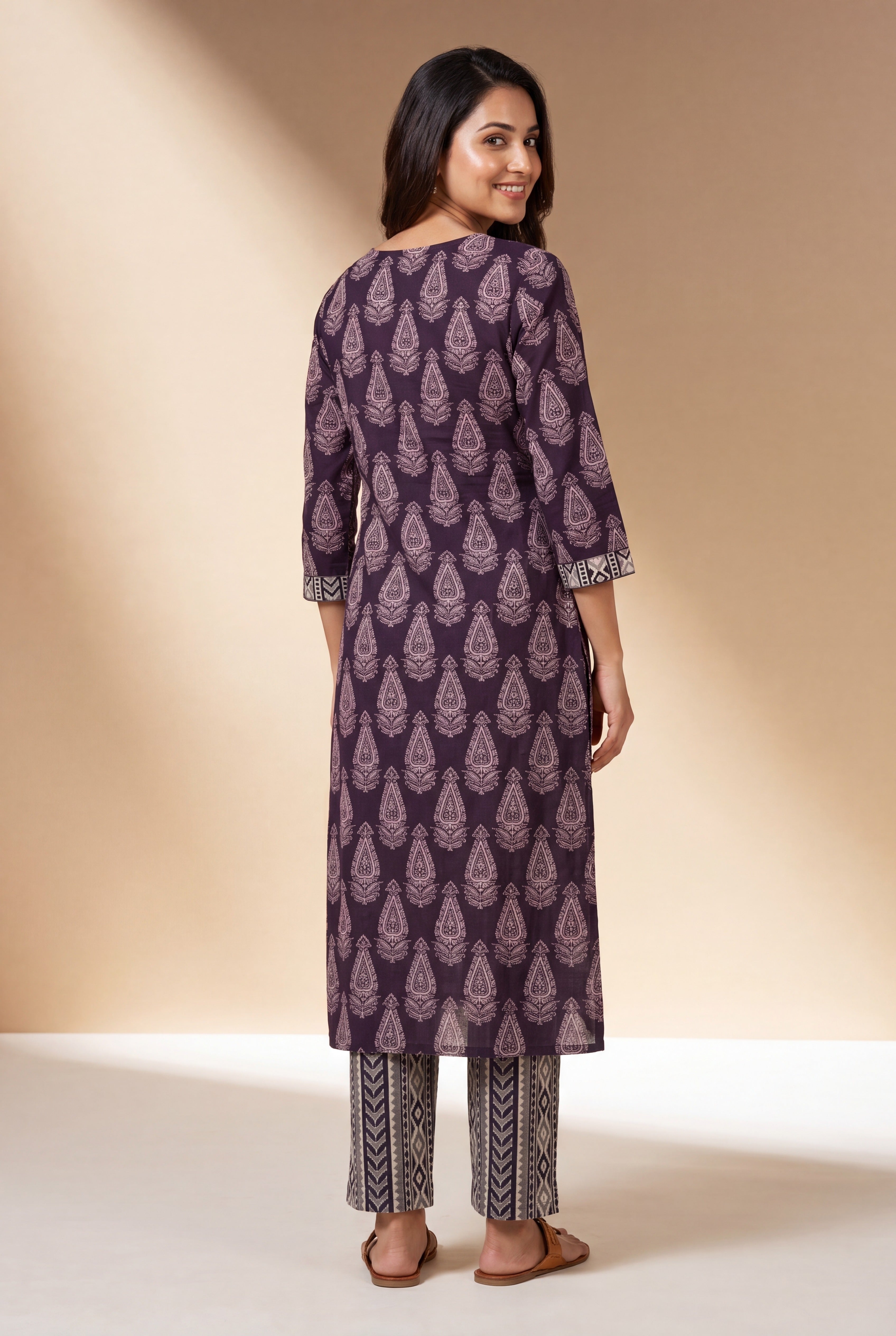 Purple Kalikā Co-ord Set