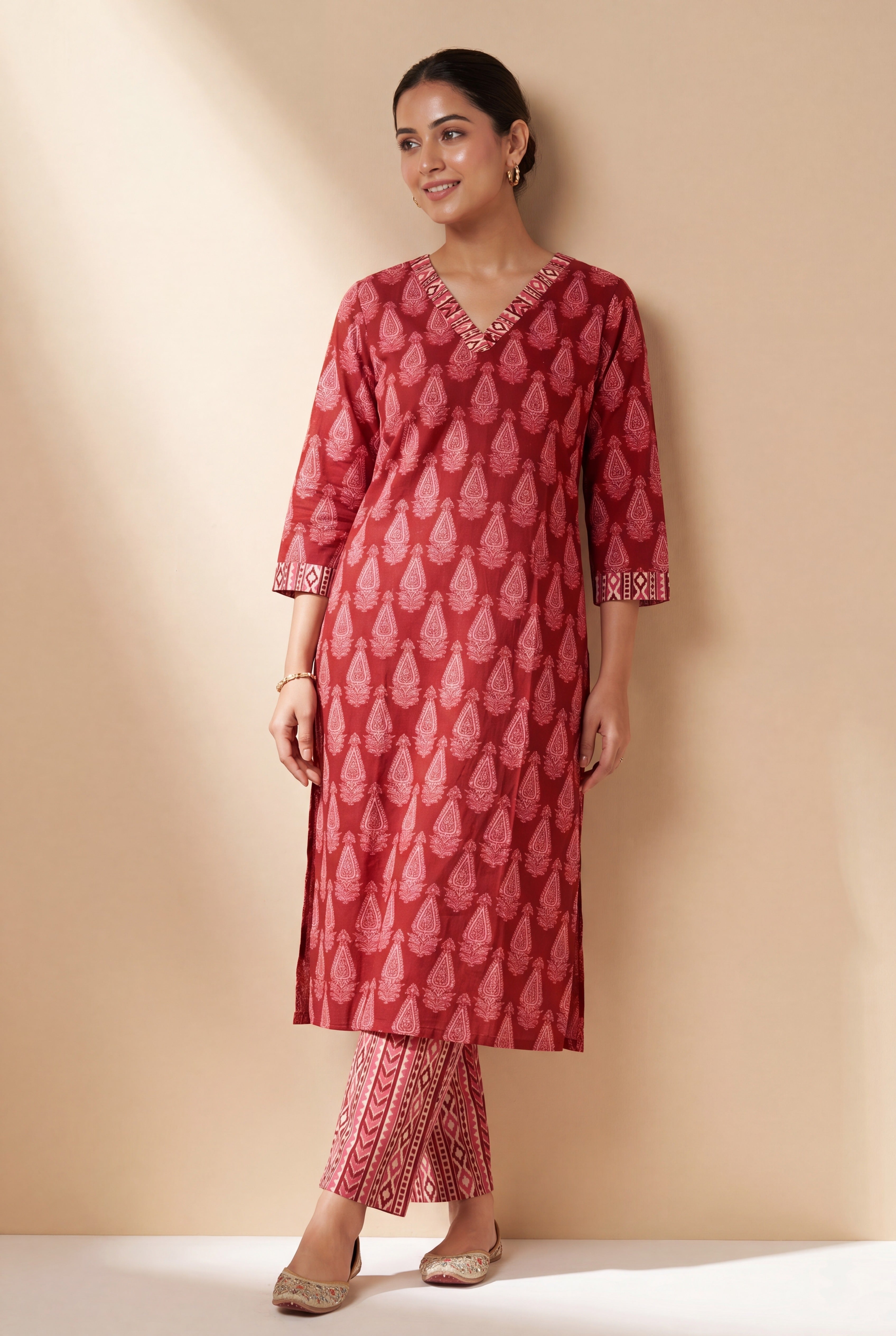 Red Kalikā Co-ord Set