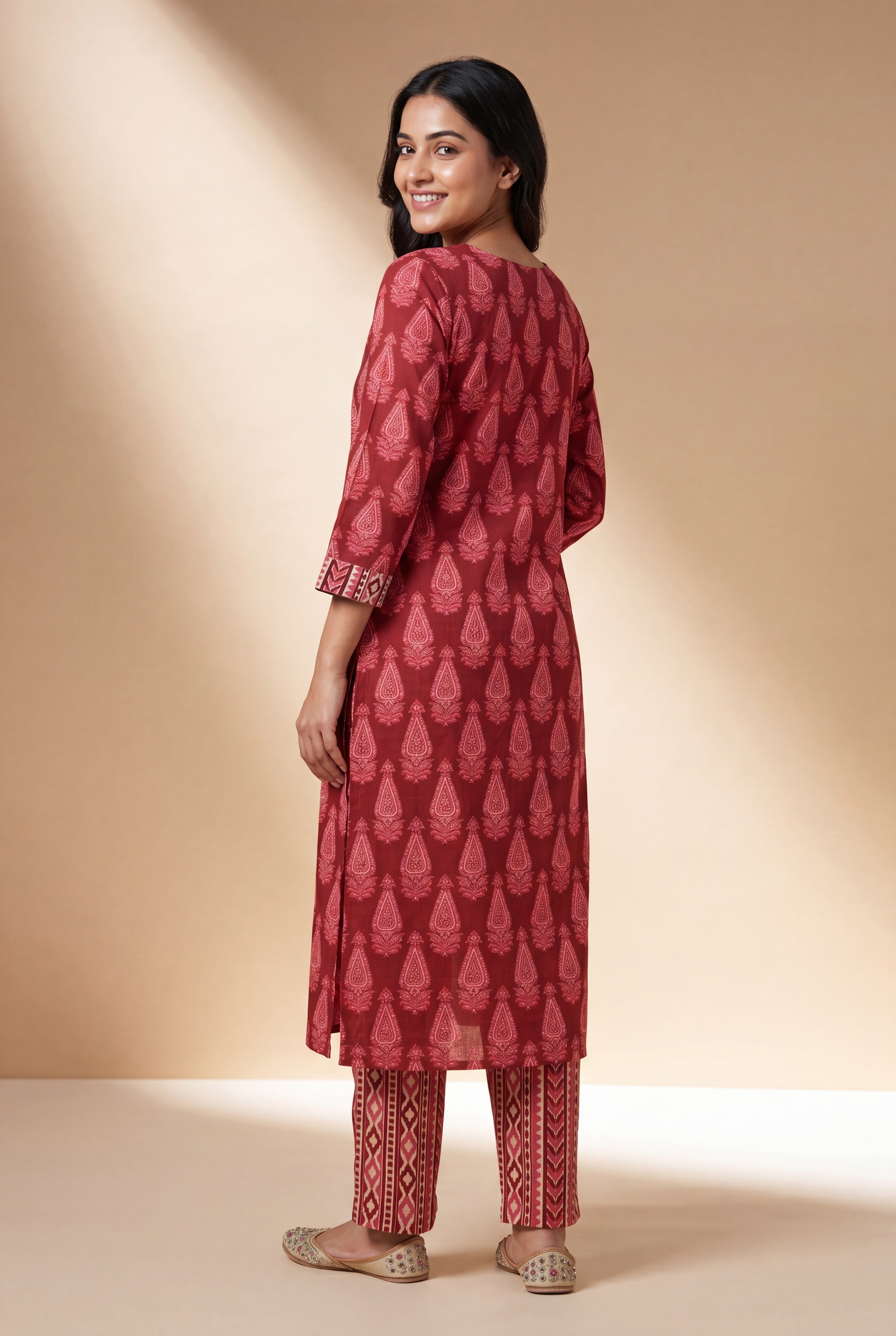 Red Kalikā Co-ord Set