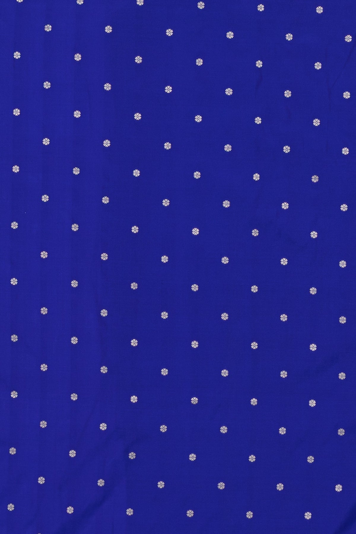 Royal Blue Katan Silk Banarasi Saree  with Multi Checks and Rang Kaad Pallu