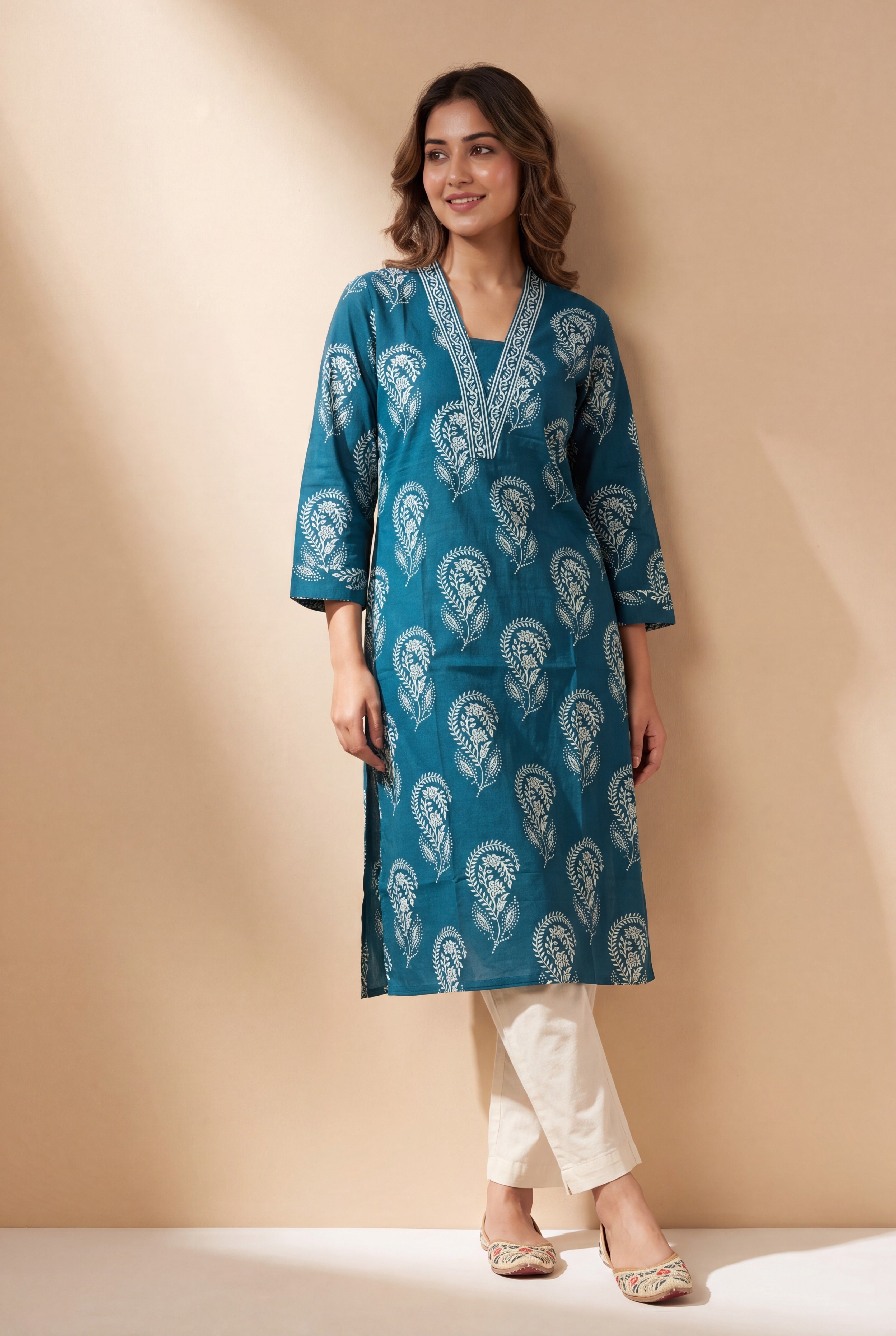 Sapphire Blue Kisalaya Kurti