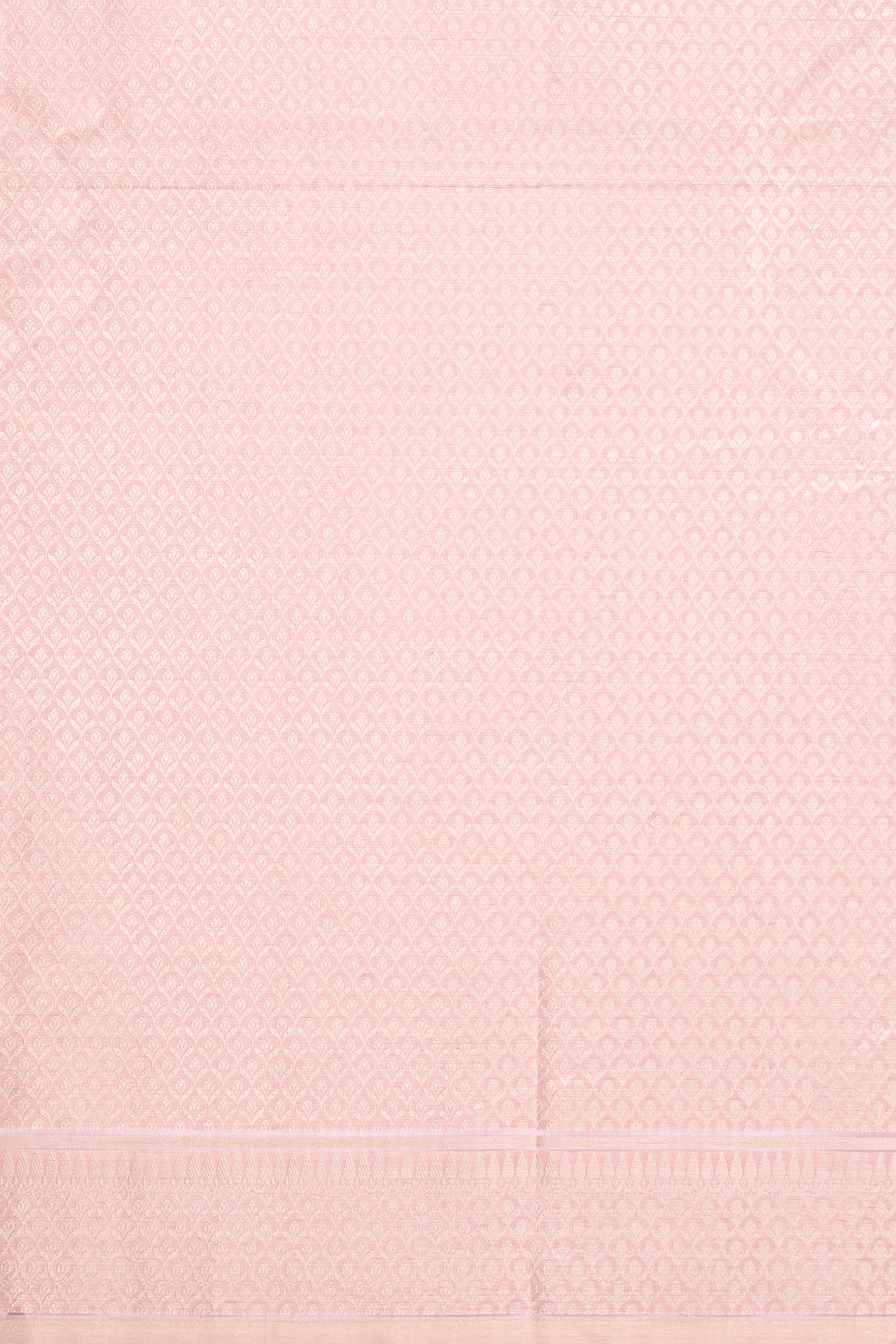 Pastel Pink Organza Saree with Veil Zariwork