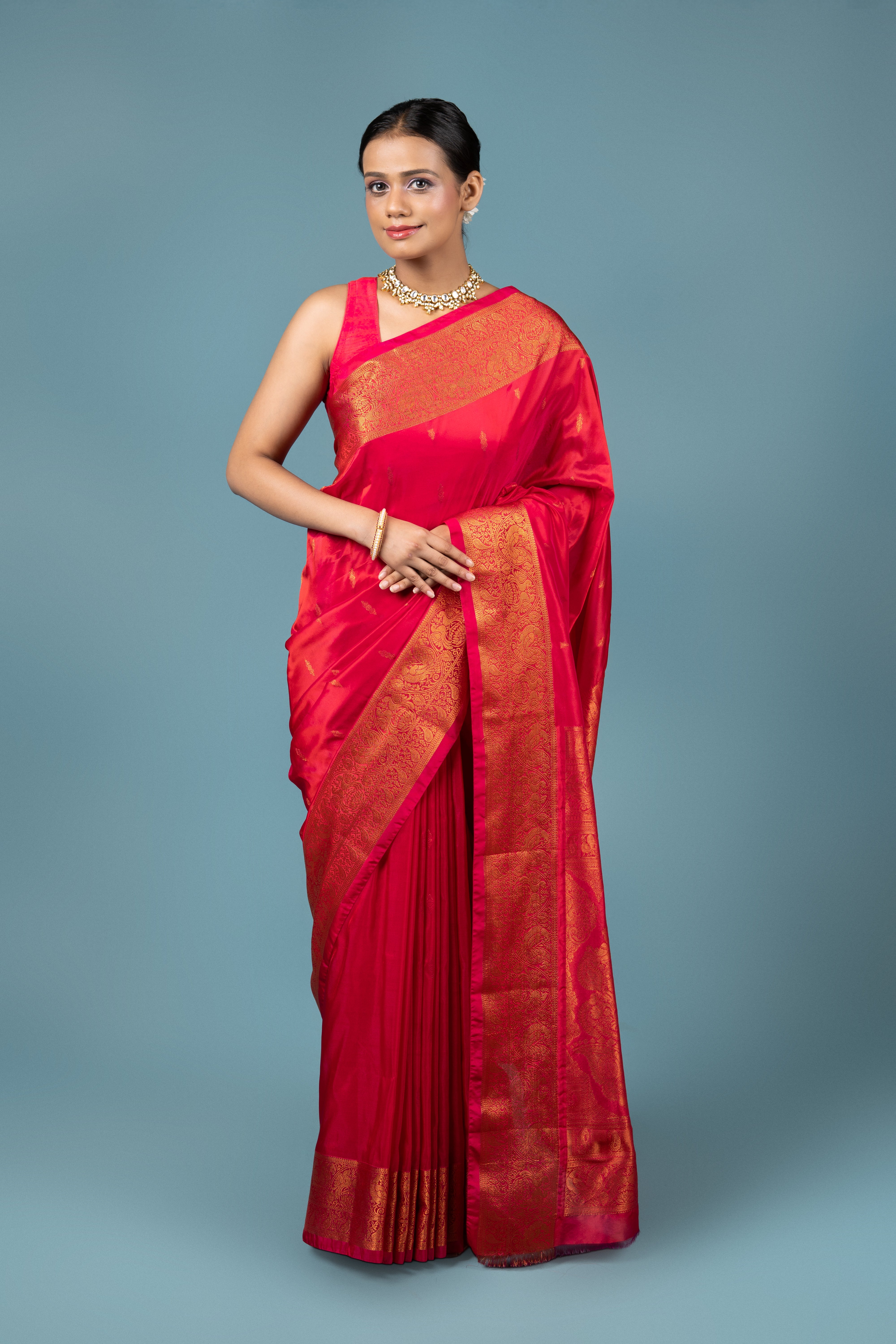 Rani Pink Apurva Silk Paithani Saree