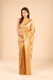 Copper Tissue Silk Saree