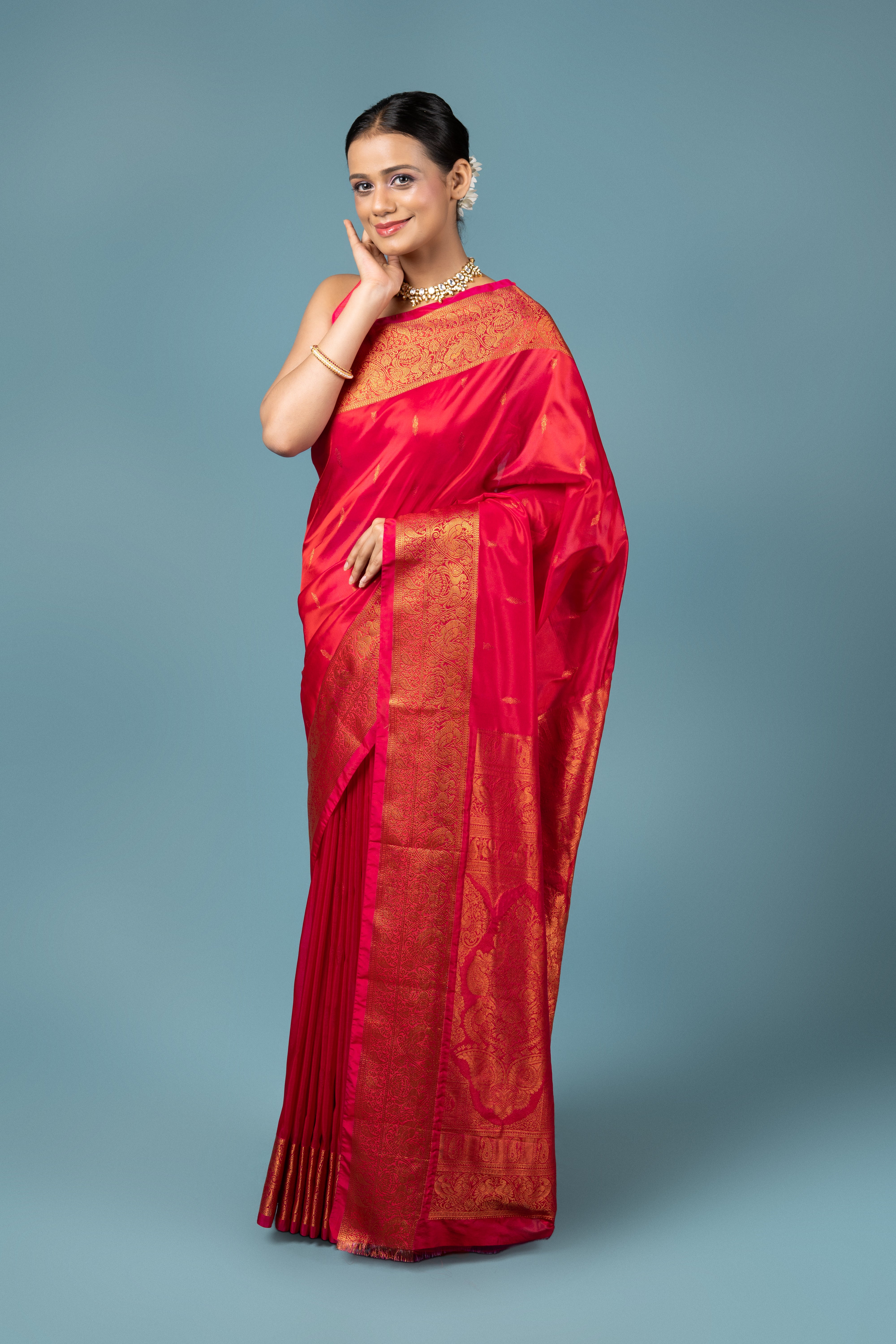 Rani Pink Apurva Silk Paithani Saree