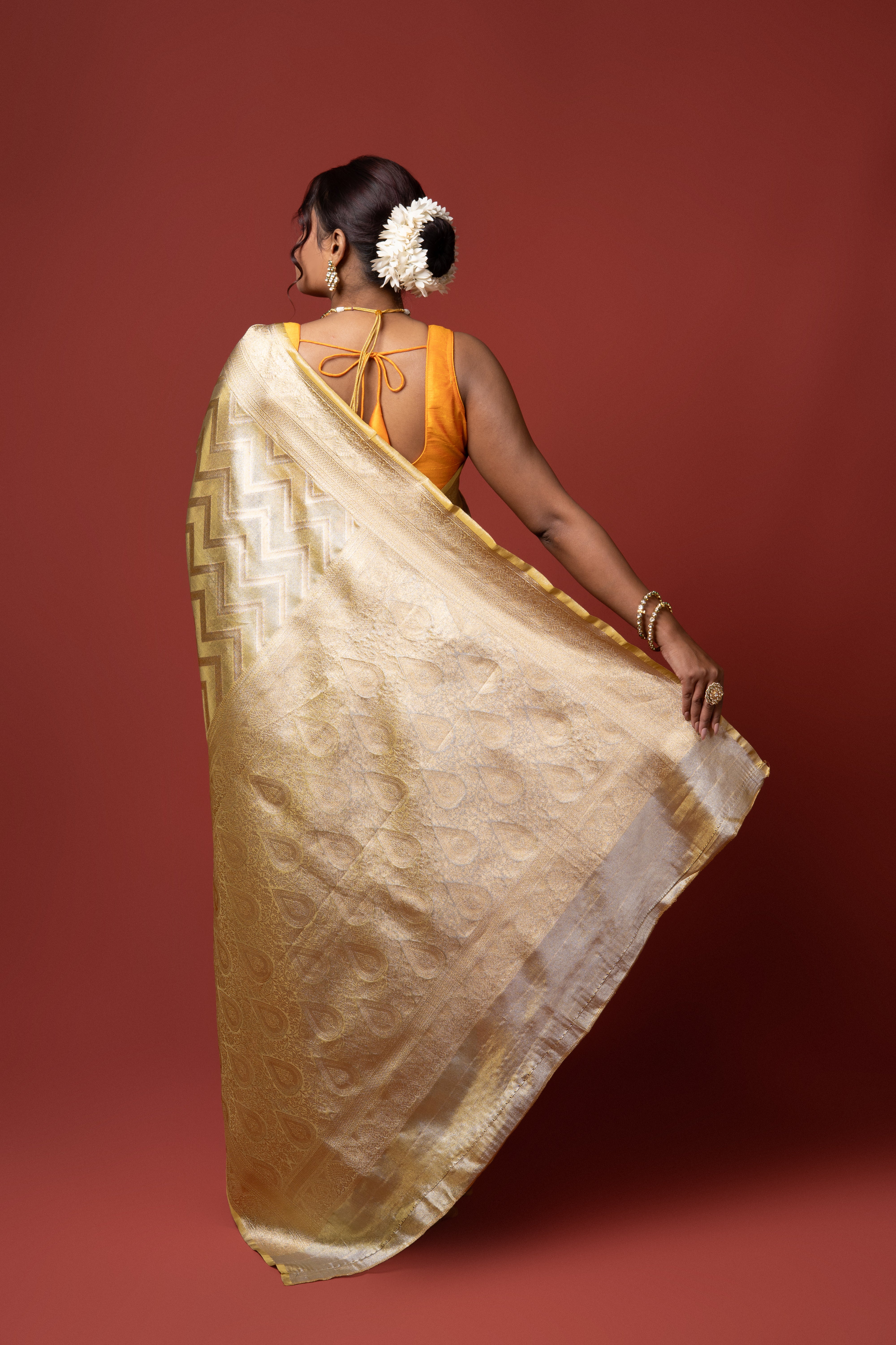 Gold Tissue Silk Saree