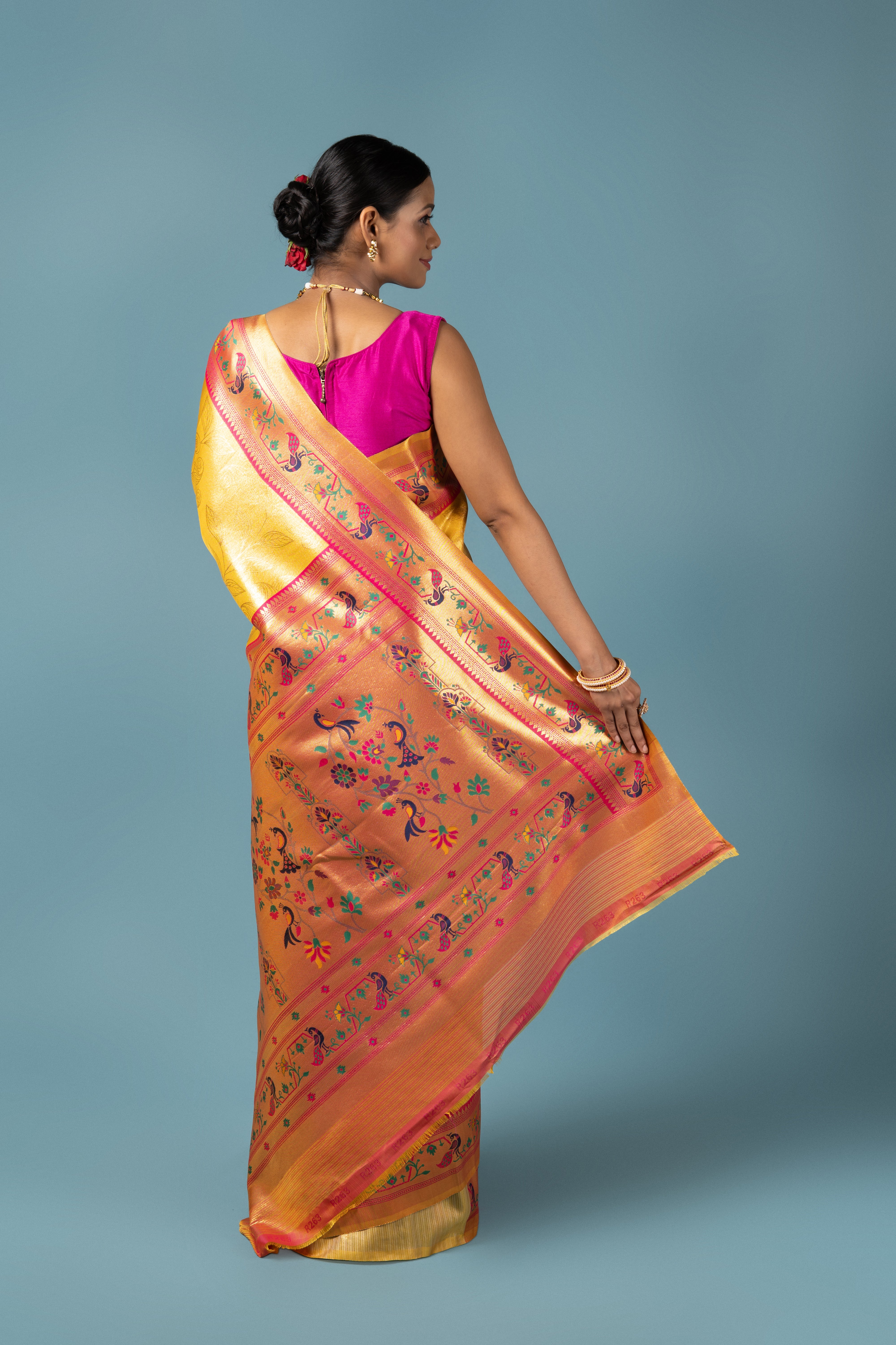 Gold Tissue Silk Saree