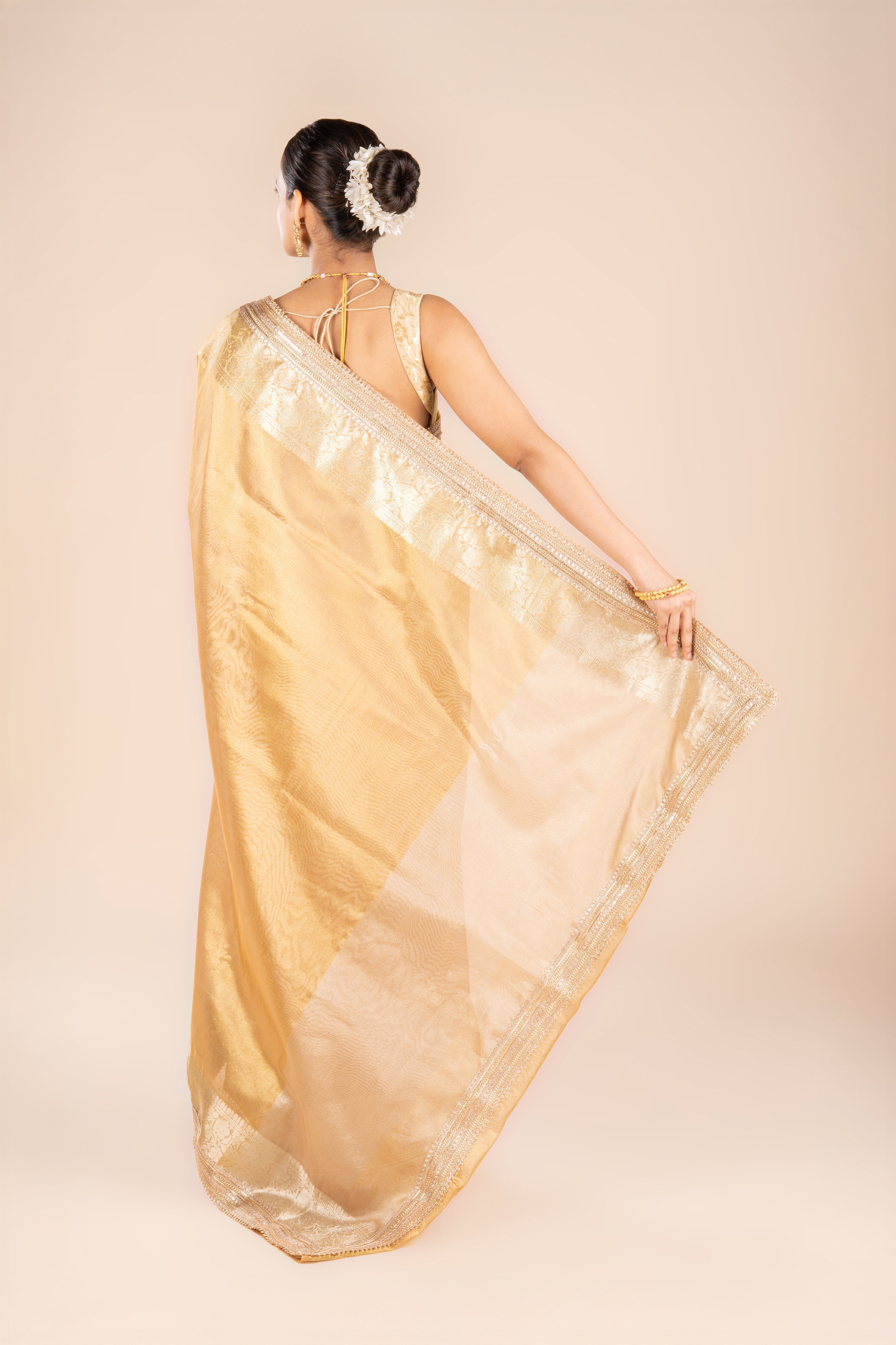Gold Tissue Silk Saree