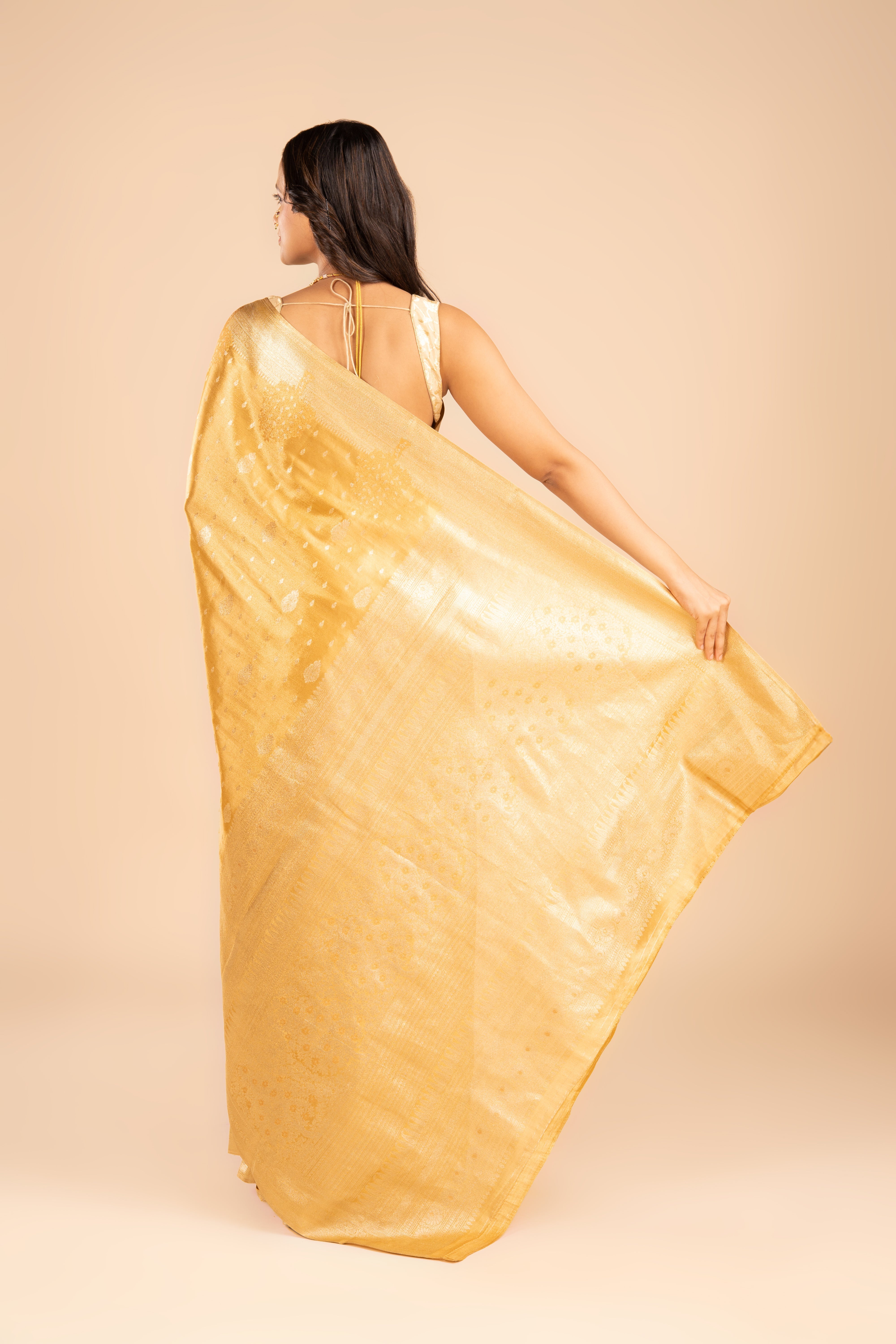 Gold Tissue Silk Saree